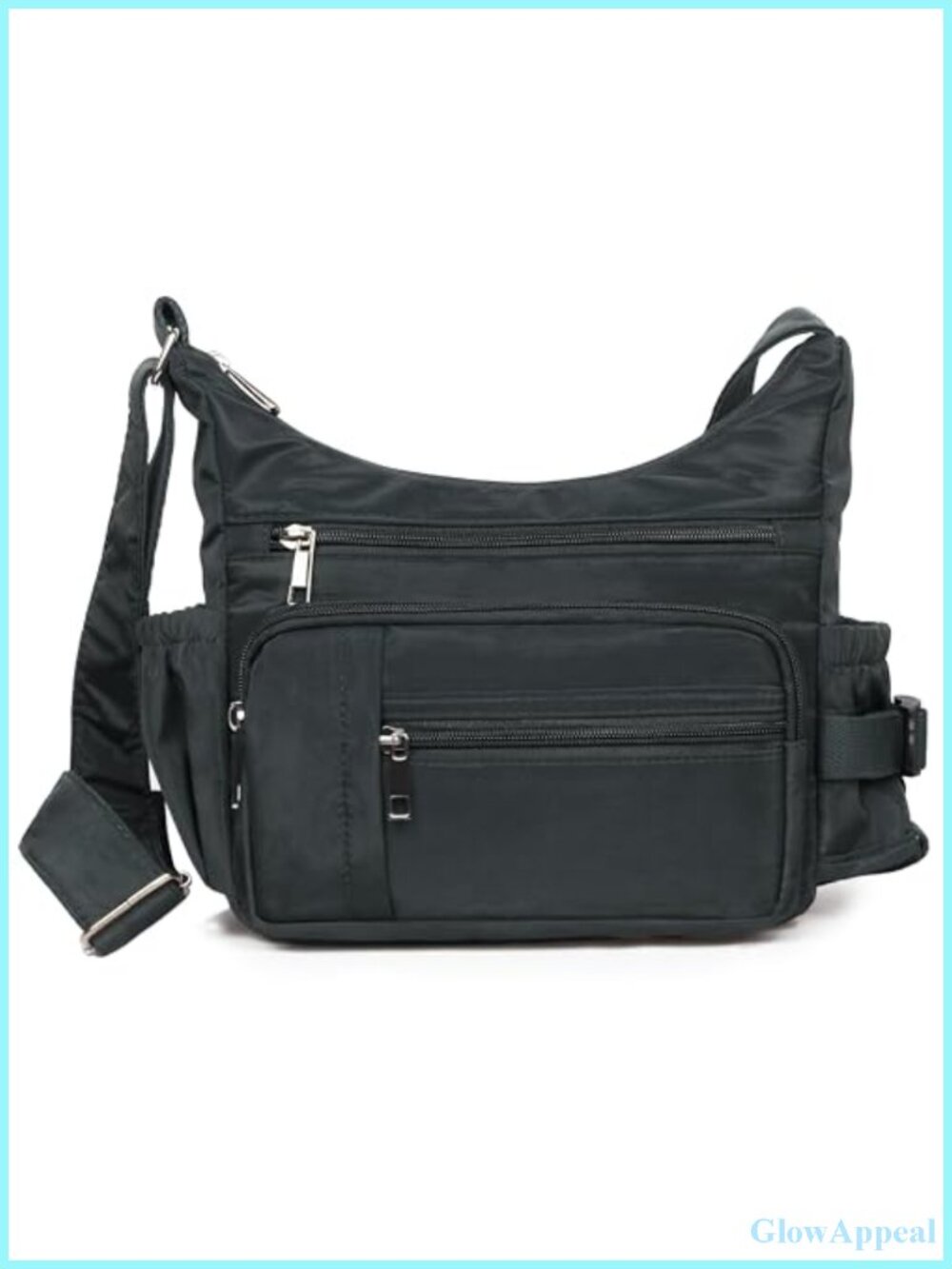 RFID Crossbody Bag Waterproof Nylon Shoulder Messenger Purse Travel